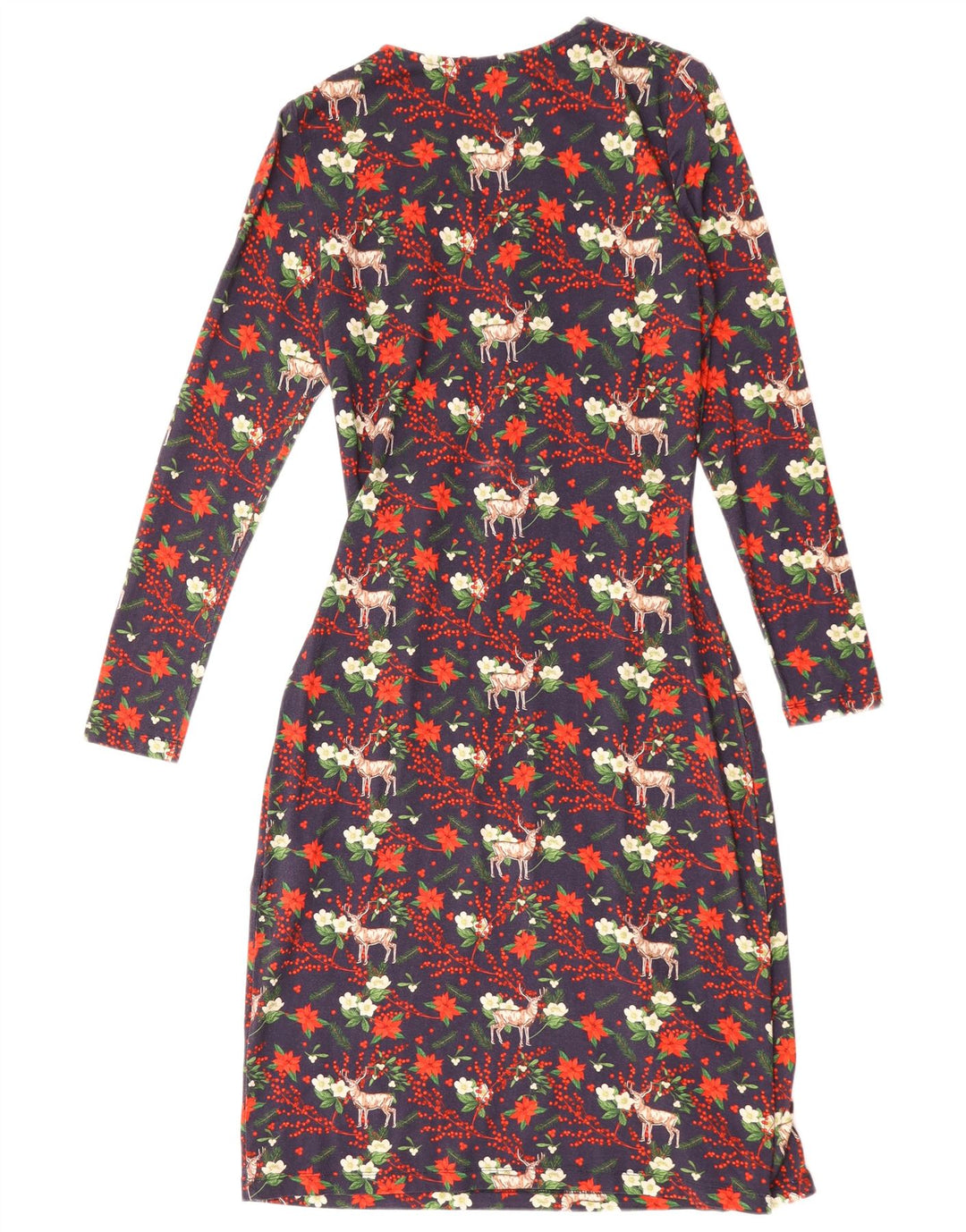 Joe Browns Vestido tubo para mujer UK 8 Small Viscosa floral azul marino