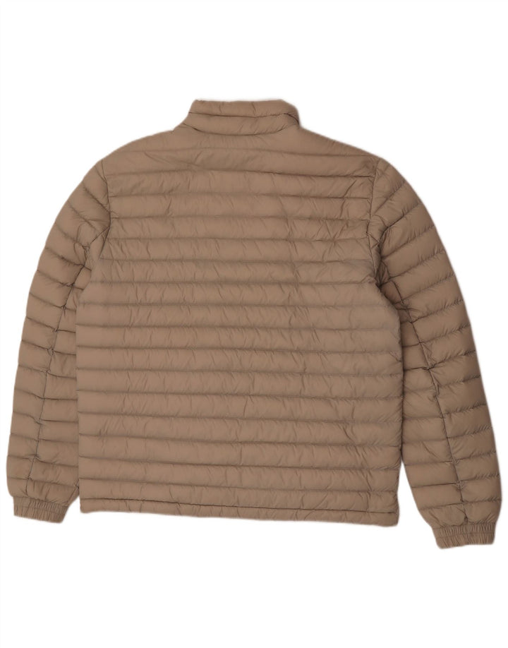 Tommy Hilfiger Chaqueta acolchada para hombre UK 40 Large Beige Poliamida