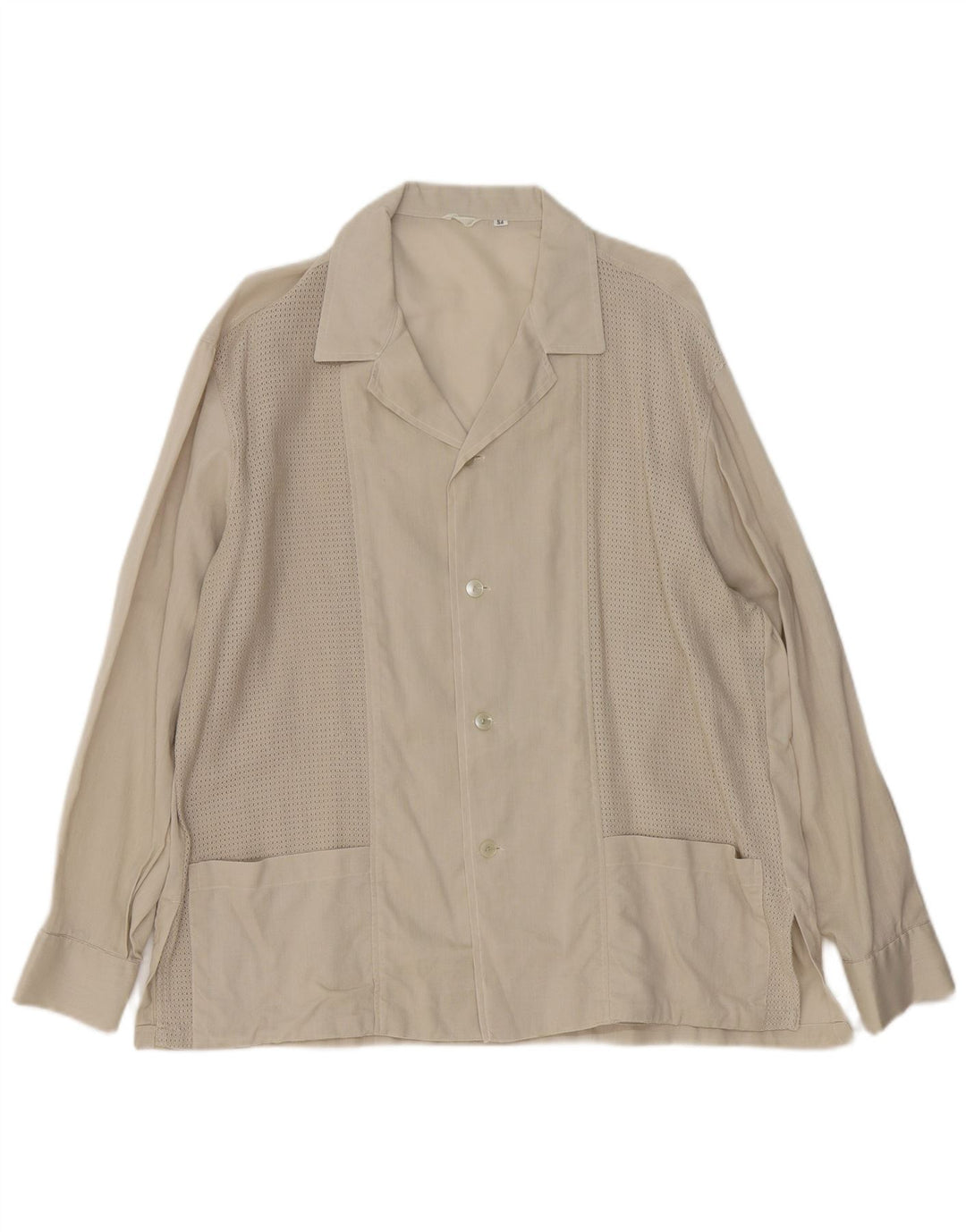 Camisa vintage para hombre IT 54 XL Verde