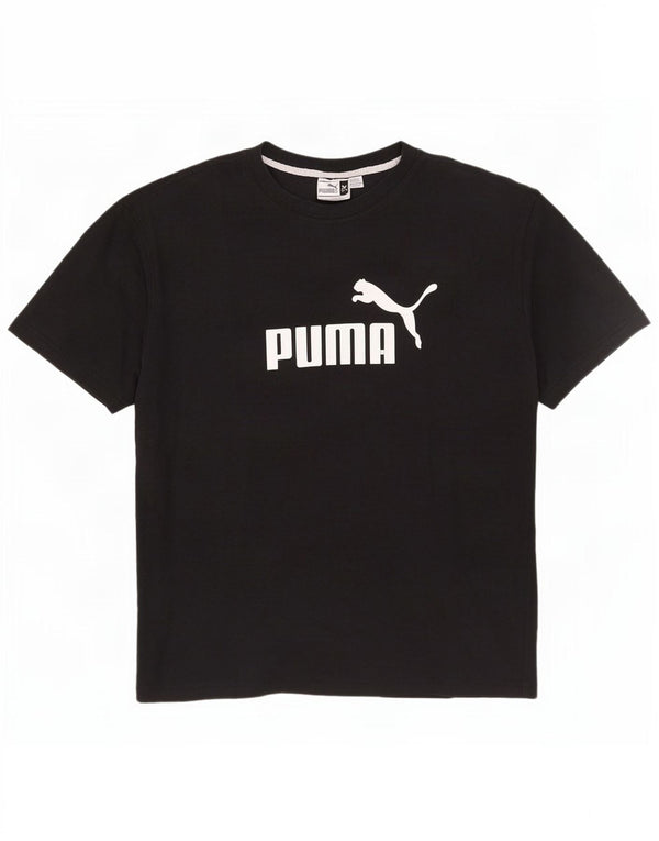 Puma Camiseta gráfica para hombre Top XL Algodón negro