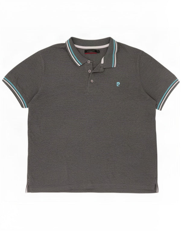 Pierre Cardin Polo Hombre 2XL Algodón Gris