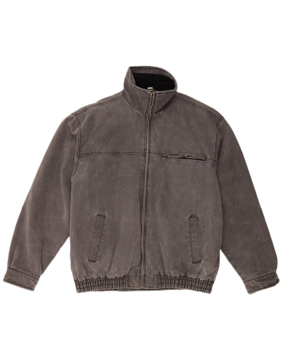 JACQUES LORANT Chaqueta bomber para hombre UK 44 2XL Algodón gris