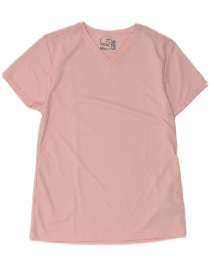 Puma Camiseta para mujer Top UK 12 Medio Rosa Poliéster
