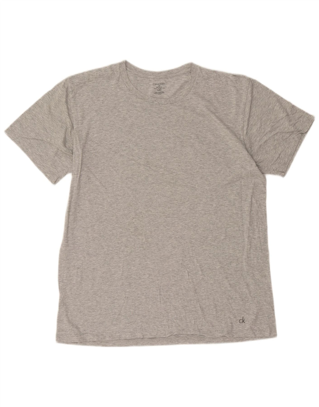 Calvin Klein Camiseta para hombre Top grande gris moteado