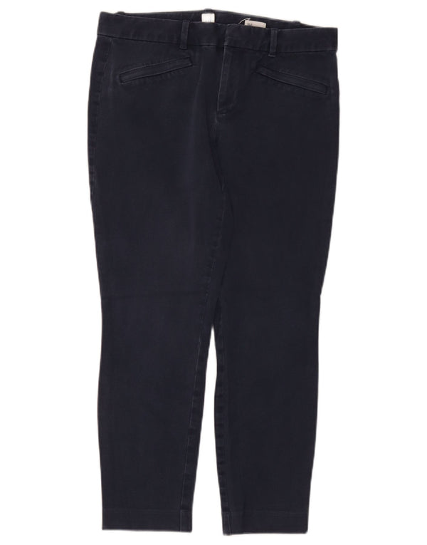Gap Pantalones cortos ajustados para mujer UK 10 Small W32 L25 Algodón azul marino