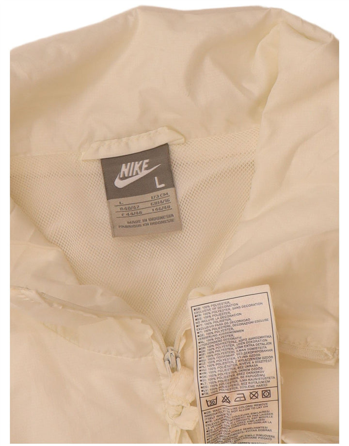 Nike - Chaqueta de chándal para mujer, talla 14/16, poliéster blanco grande