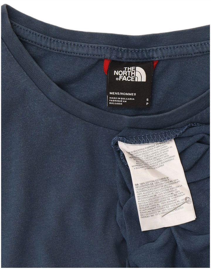 Camiseta The North Face Hombre Top Small Azul Algodón