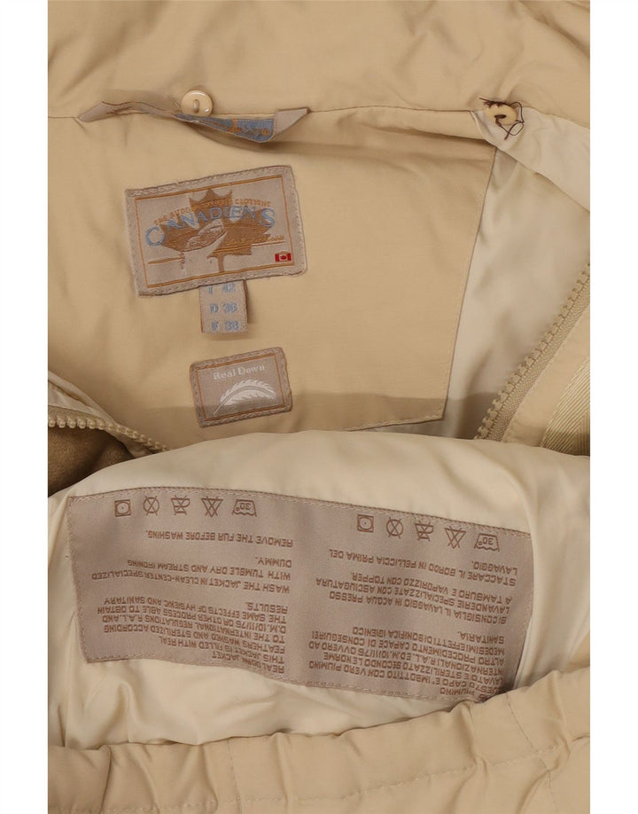 Canadiens Abrigo acolchado para mujer IT 42 Beige medio