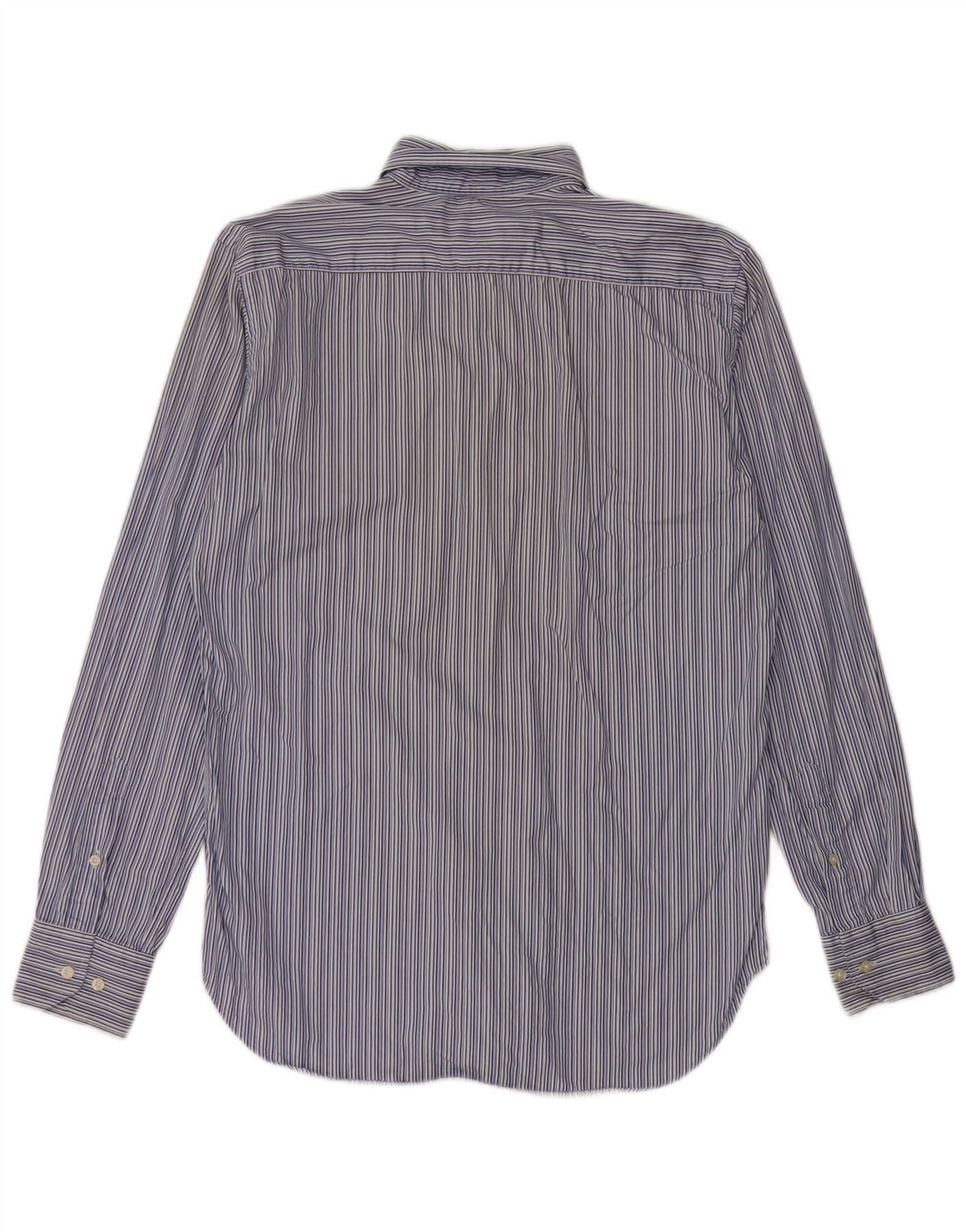 Camisa Etro Hombre Talla 40 Algodón Rayas Azul Medio