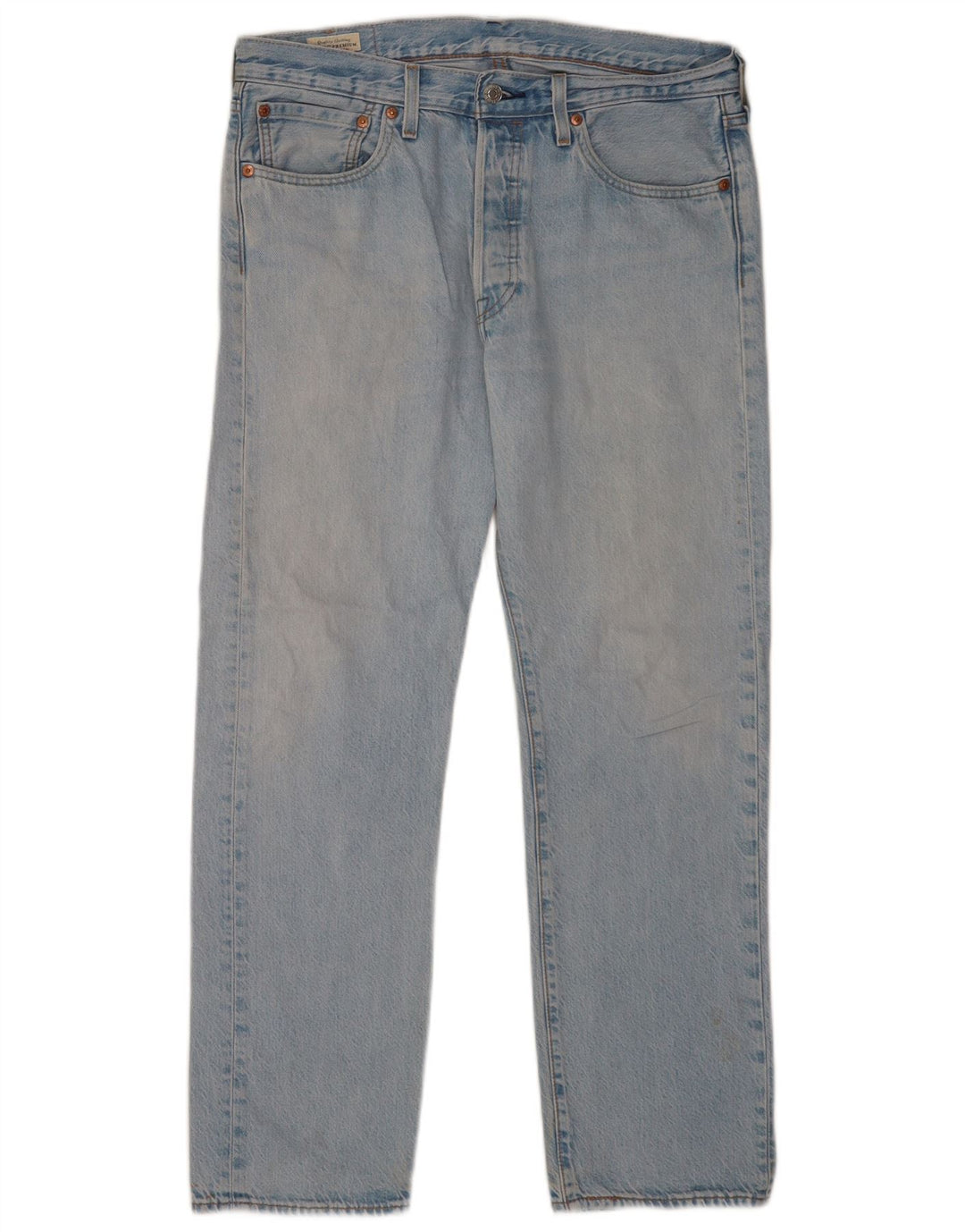 Levi's Hombre 501 Vaqueros Rectos W32 L30 Algodón Azul
