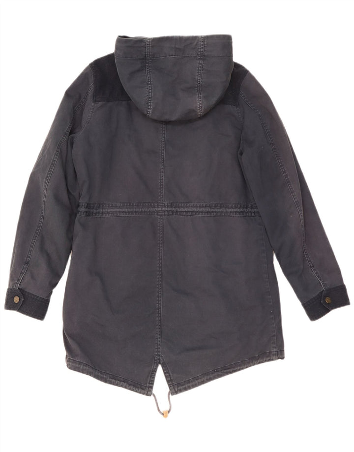 Parka con capucha para mujer Fat Face UK 44 Mediano Azul marino Poliéster