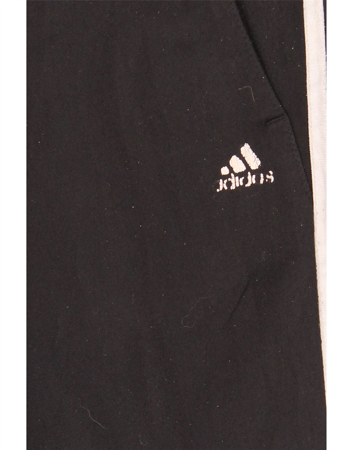 Adidas Pantalones de chándal para hombre UK 36/38 Small Negro Poliéster