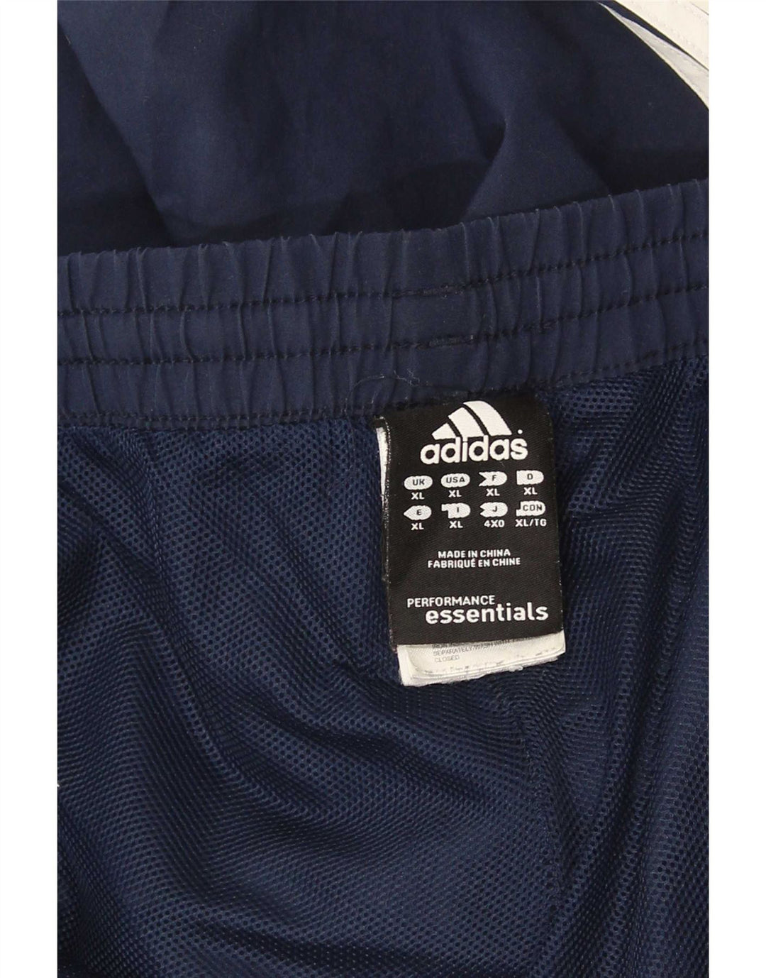 Adidas Hombre Climalite Pantalón Chándal XL Azul Marino Poliéster