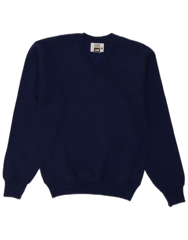 Lee Mens Sudadera Jumper Small Azul Marino Algodón