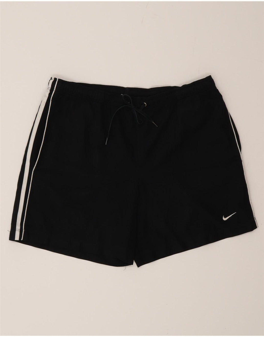 Nike - Pantalones cortos deportivos para mujer, talla 8/10, talla pequeña, color negro