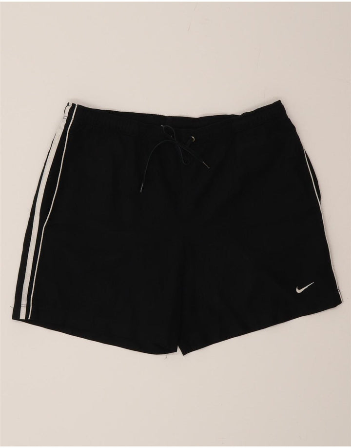 Nike - Pantalones cortos deportivos para mujer, talla 8/10, talla pequeña, color negro
