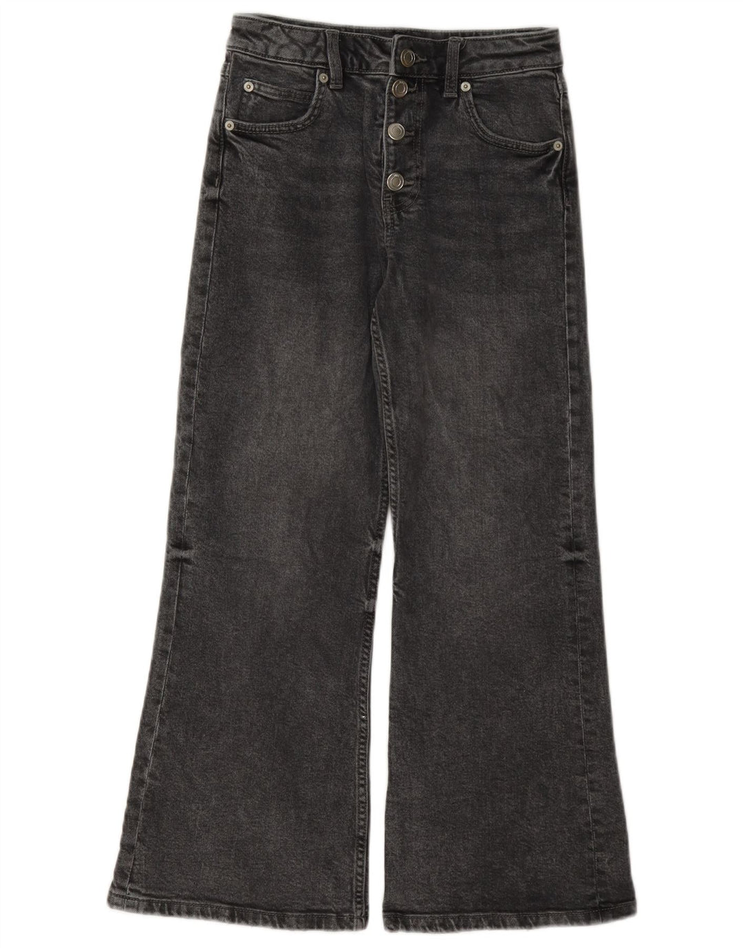 Zara Vaqueros Acampanados Niña 9-10 Años W24 L25 Gris