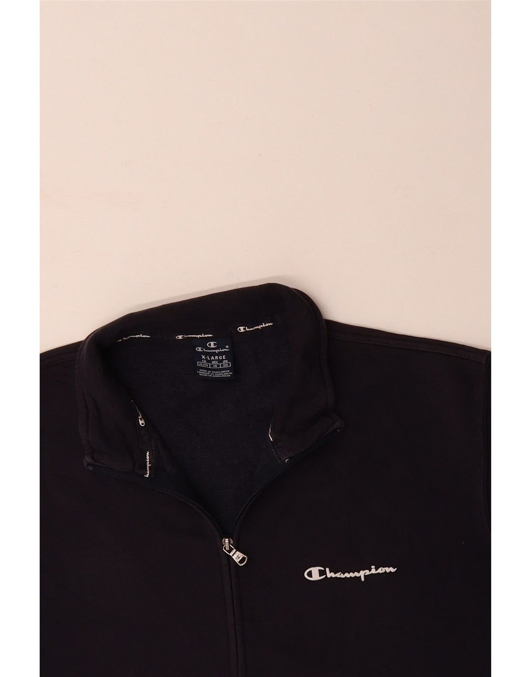 CHAMPION Mens Tracksuit Top Jacket XL Navy Blue