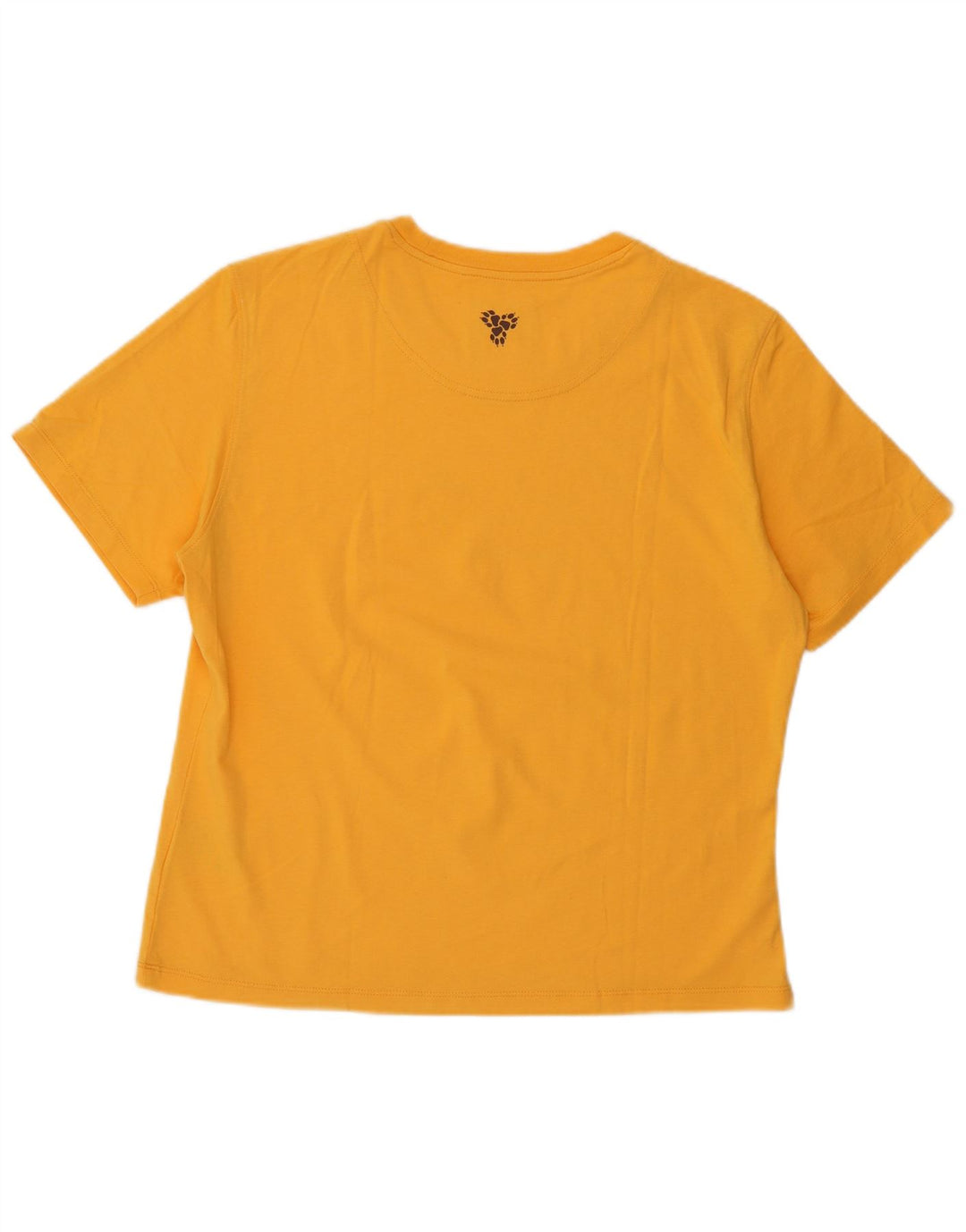 JACK WOLFSKIN Camiseta gráfica para mujer Top UK 40 XL Algodón amarillo