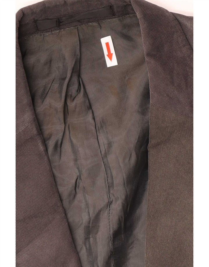 Marks & Spencer Chaqueta tipo blazer de 2 botones para hombre UK 42 XL Poliéster gris