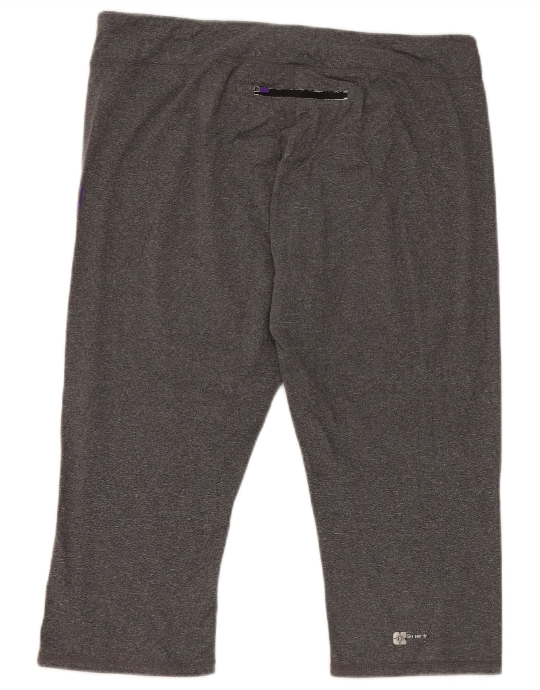 SUPERDRY Leggings capri gráficos para mujer UK 44 Poliéster gris grande