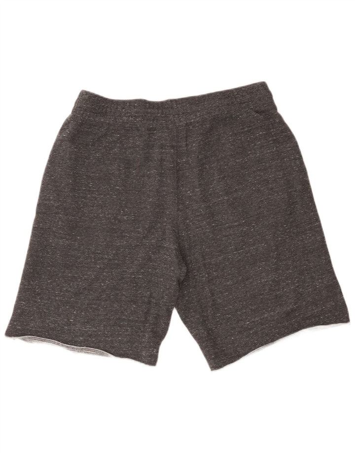 Champion Pantalones cortos deportivos para hombre de algodón moteado gris medio