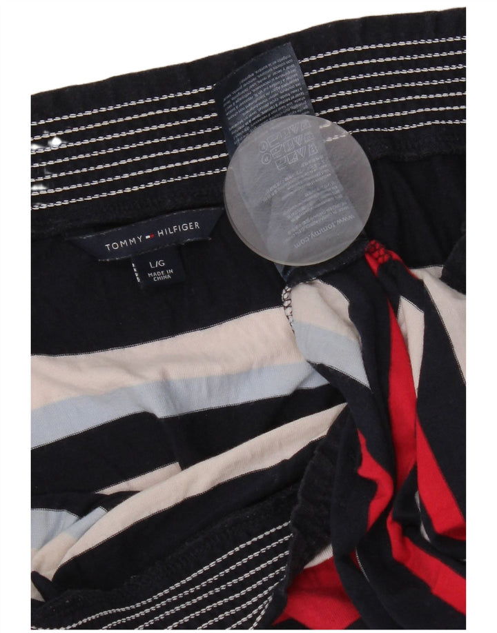 Tommy Hilfiger Top de manga 3/4 para mujer con hombros descubiertos, talla 40, talla grande, multicolor