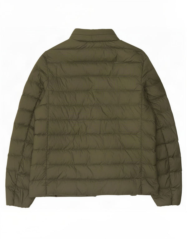 Marks & Spencer Chaqueta acolchada para mujer UK 42 Poliamida verde medio