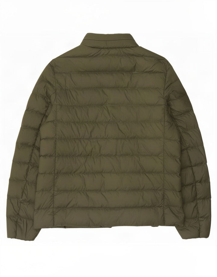 Marks & Spencer Chaqueta acolchada para mujer UK 42 Poliamida verde medio
