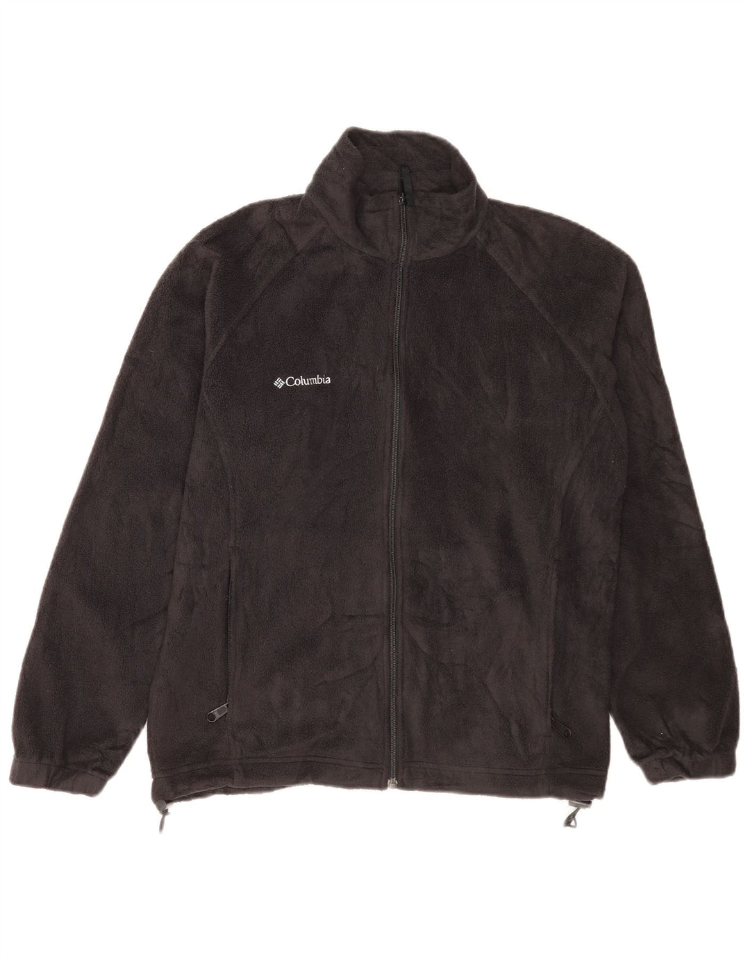 Columbia Chaqueta polar para hombre ES 38 Mediana Poliéster negro