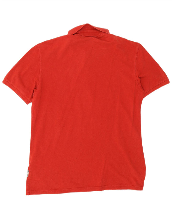 Napapijri Polo Hombre Grande Rojo Algodón