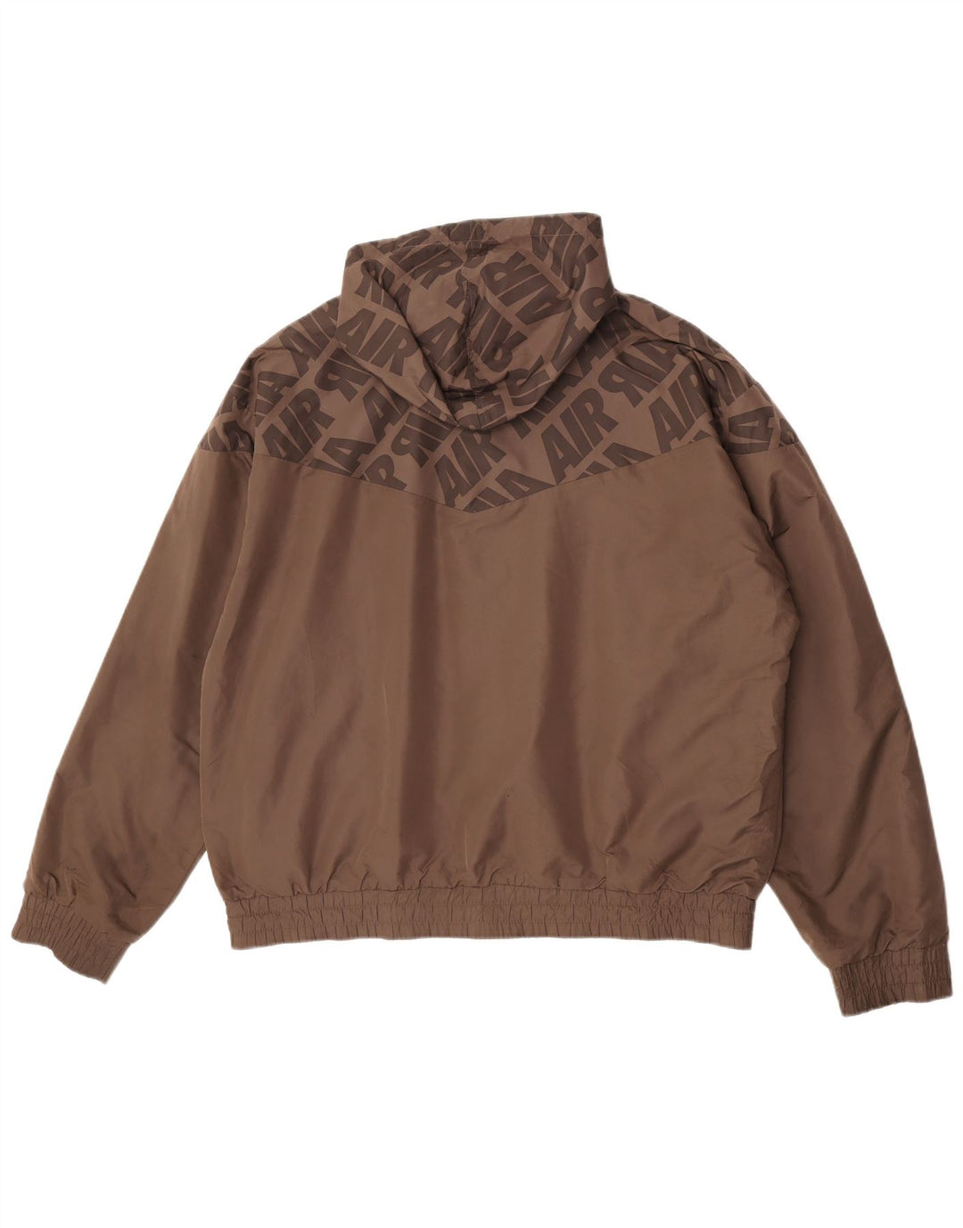 Nike Chaqueta reversible con capucha para hombre UK 45/47 XL Marrón Poliéster