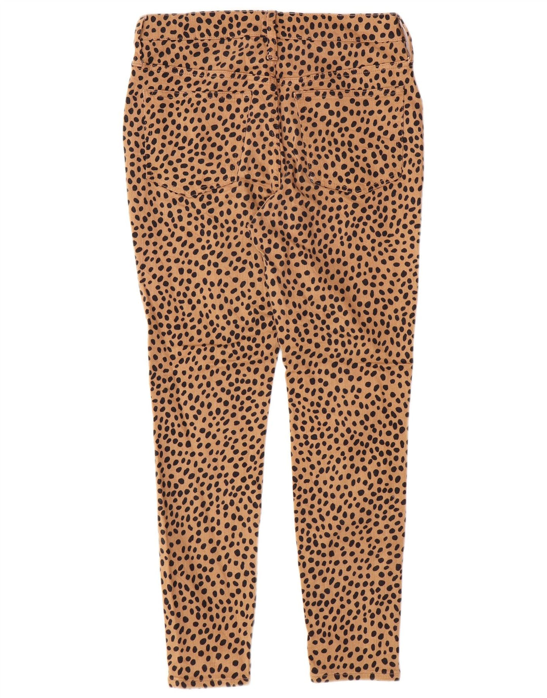 Pantalones informales para mujer Toothpick W28 L27 de algodón con estampado animal beige de J. Crew