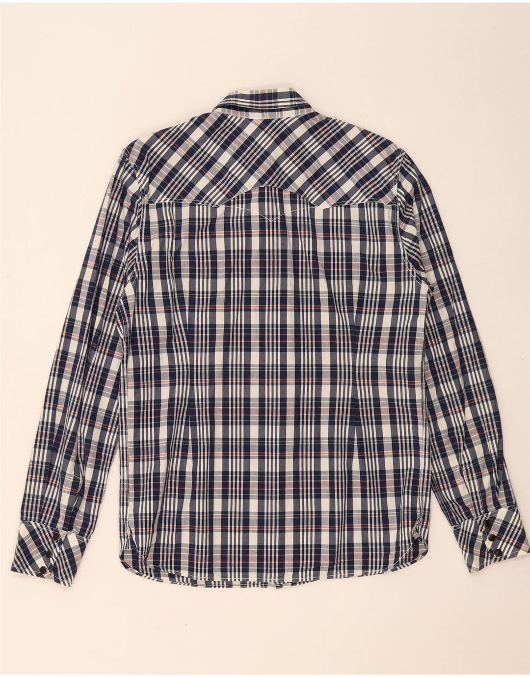 Camisa LEVI'S Hombre Mediana Azul Marino Cuadros Algodón