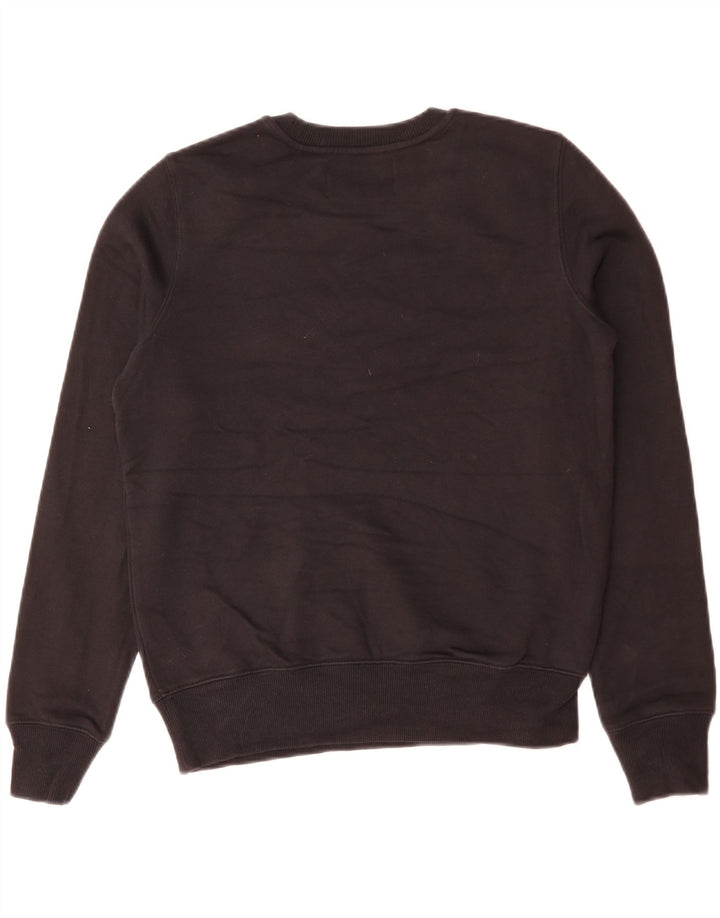 CALVIN KLEIN JEANS Sudadera extragrande para mujer UK 10 Small Black