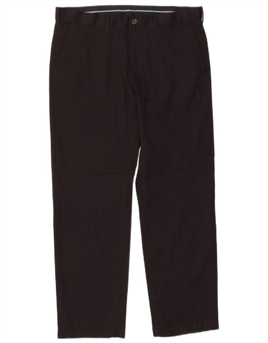 Marks & Spencer Pantalones chinos rectos Heritage para hombre W36 L29 Algodón negro