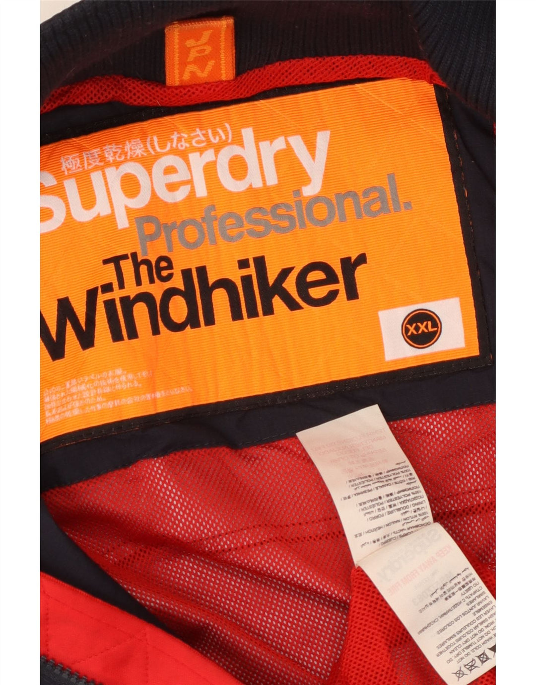 Superdry Chaqueta Cortavientos The Windhiker para Hombre UK 44 2XL Nylon Azul Marino