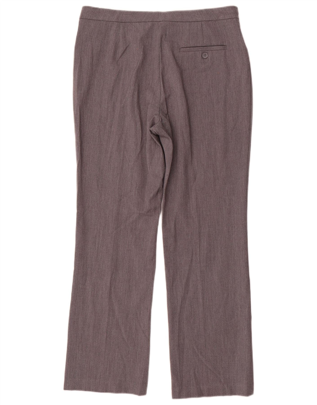 Marks & Spencer Pantalones de traje rectos para mujer UK 12 Medium W30 L28 Gris