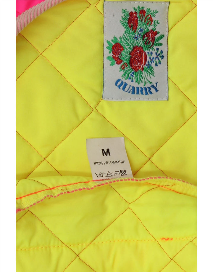 QUARRY Chaleco acolchado para mujer UK 44 Poliamida rosa medio