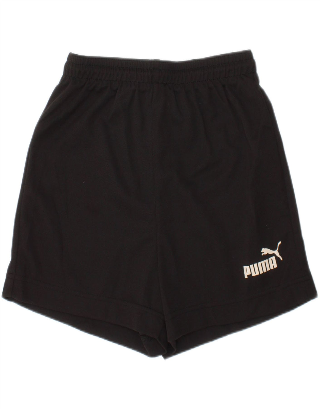 Puma Pantalón Corto Deportivo Gráfico Niña 7-8 Años Negro Poliéster Deportivo