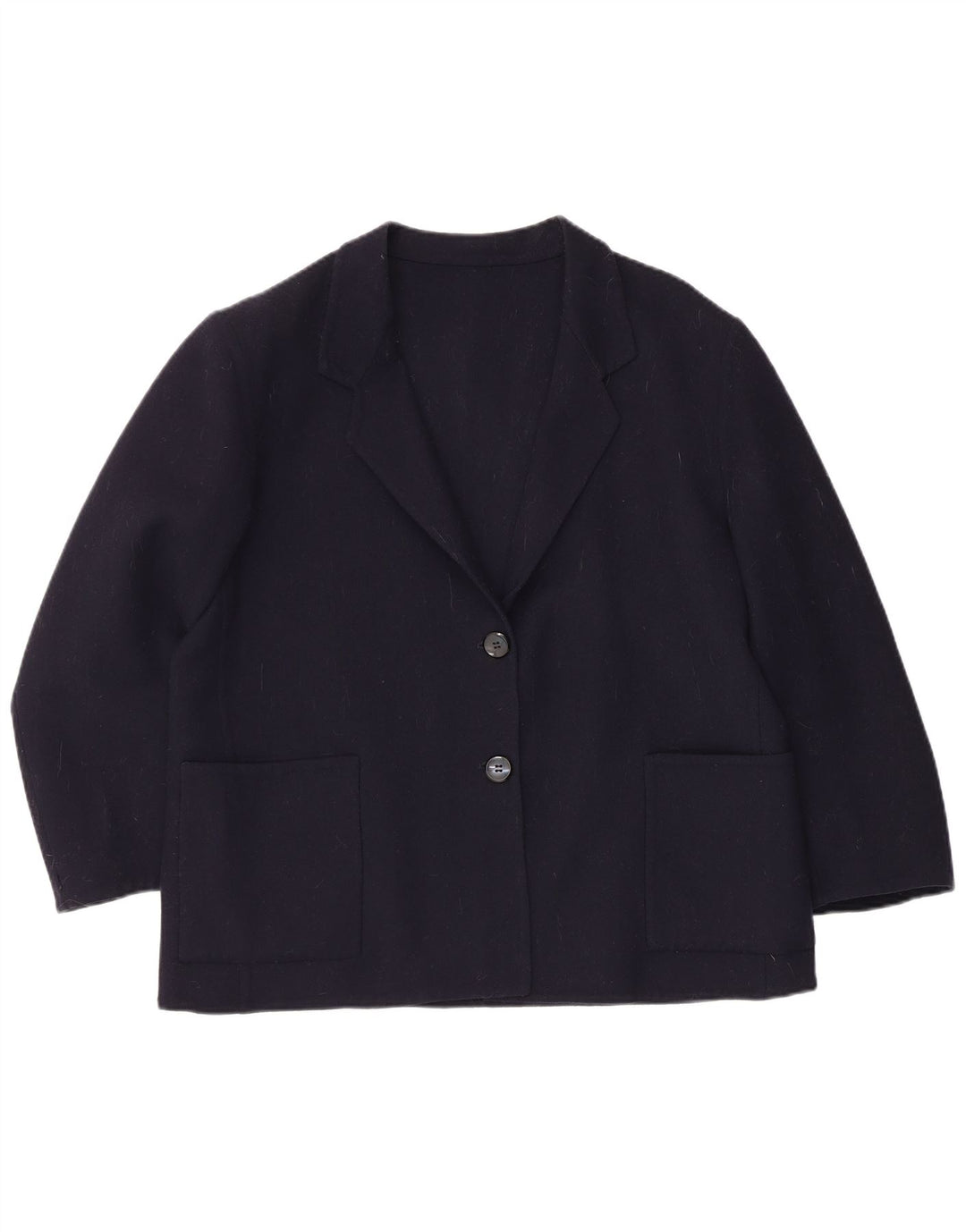 Piacenza Chaqueta Blazer de 2 Botones y Manga 3/4 para Mujer UK 46 Grande Azul Marino