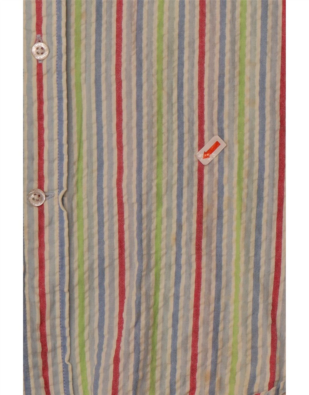 Camisa Hombre Boggi XL Algodón Rayas Multicolores