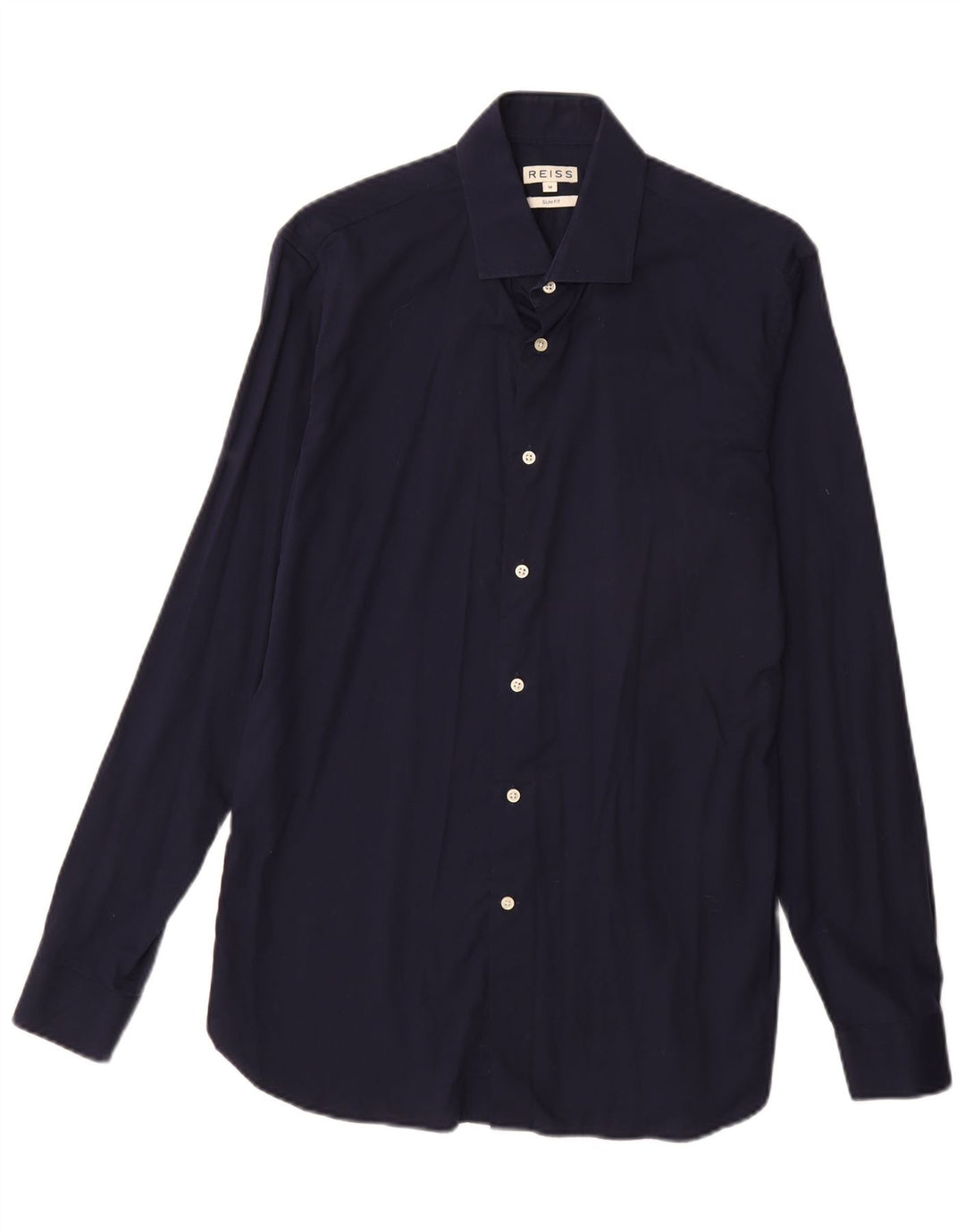 Camisa REISS Slim Fit Azul Marino Medio
