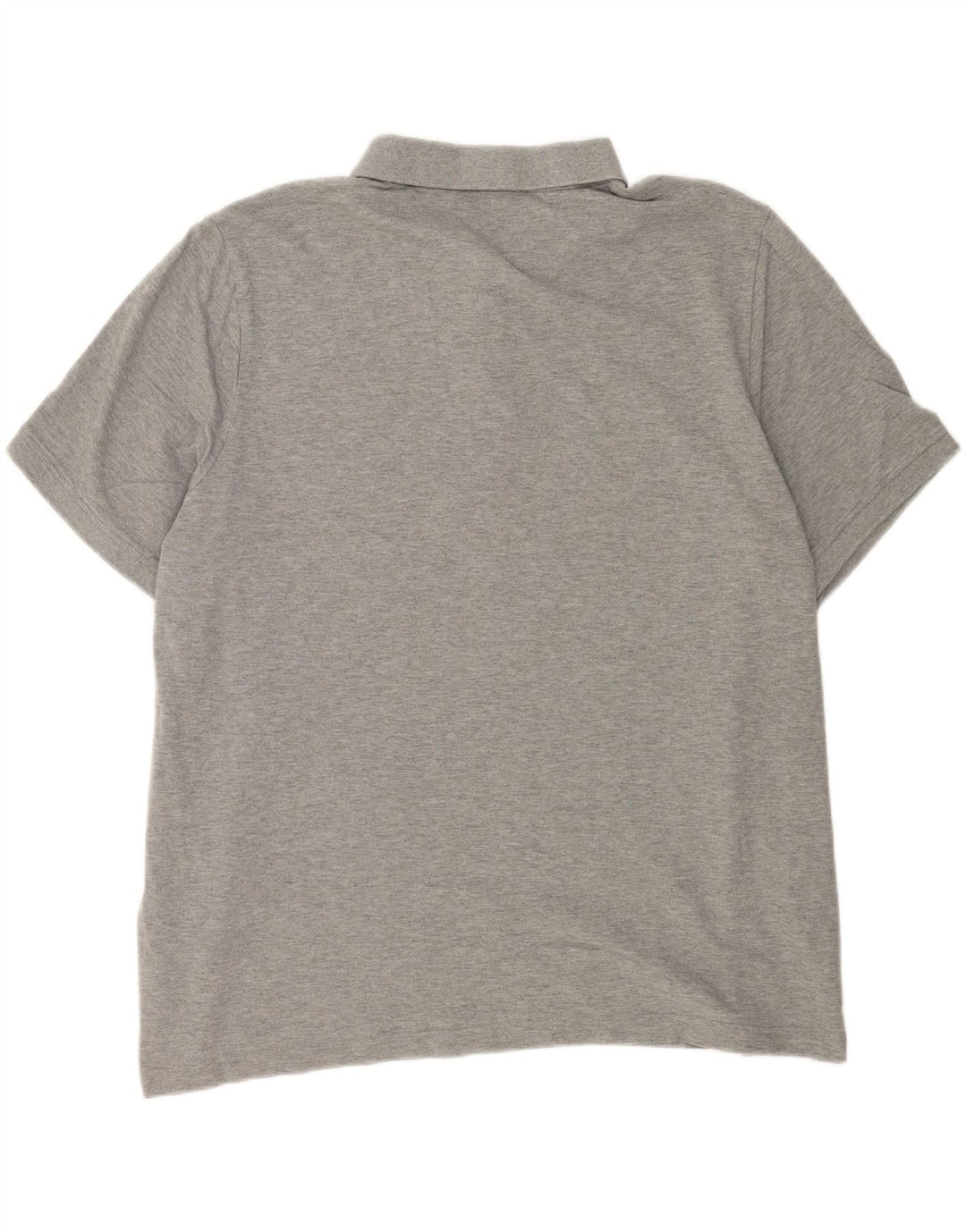 Puma Polo para hombre 2XL Algodón moteado gris