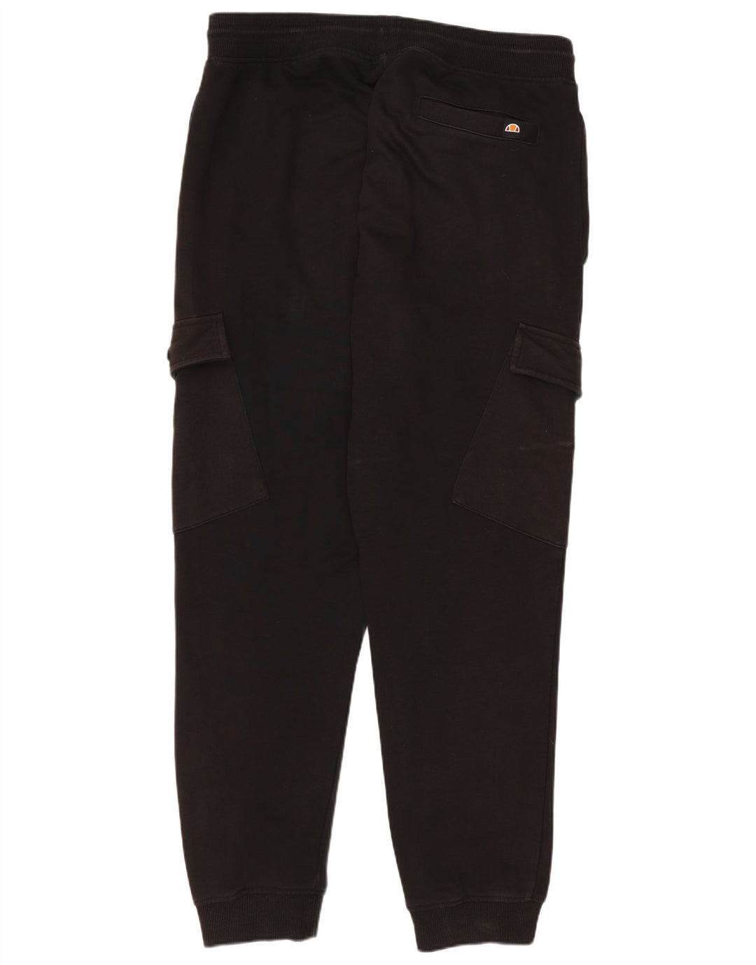 Ellesse Hombre Cargo Chándal Pantalones Joggers Large Algodón Negro
