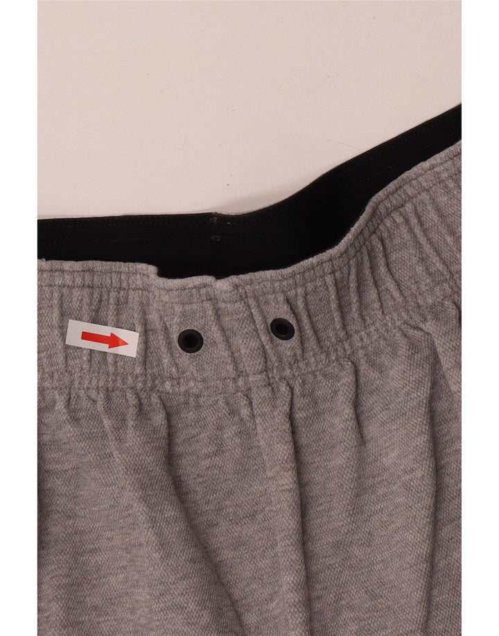 Pantalones cortos deportivos Adidas para hombre de algodón gris medio