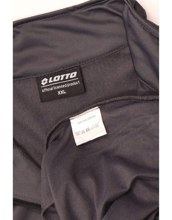 Lotto Chaqueta Top Chándal Hombre 2XL Poliéster Gris