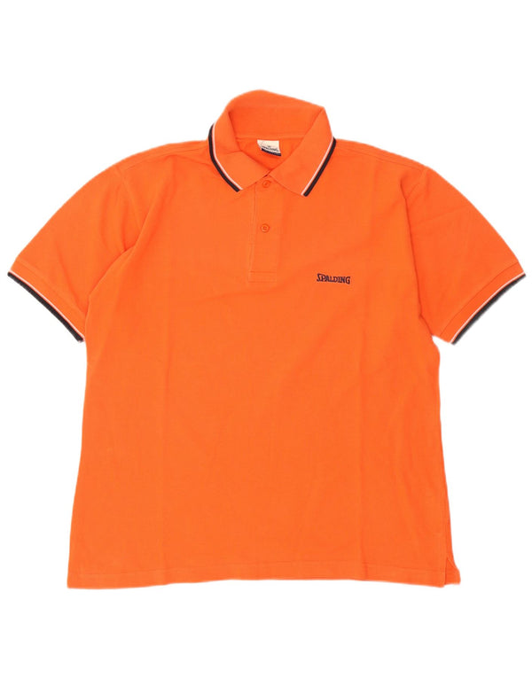 Polo Spalding Hombre Algodón Naranja Medio