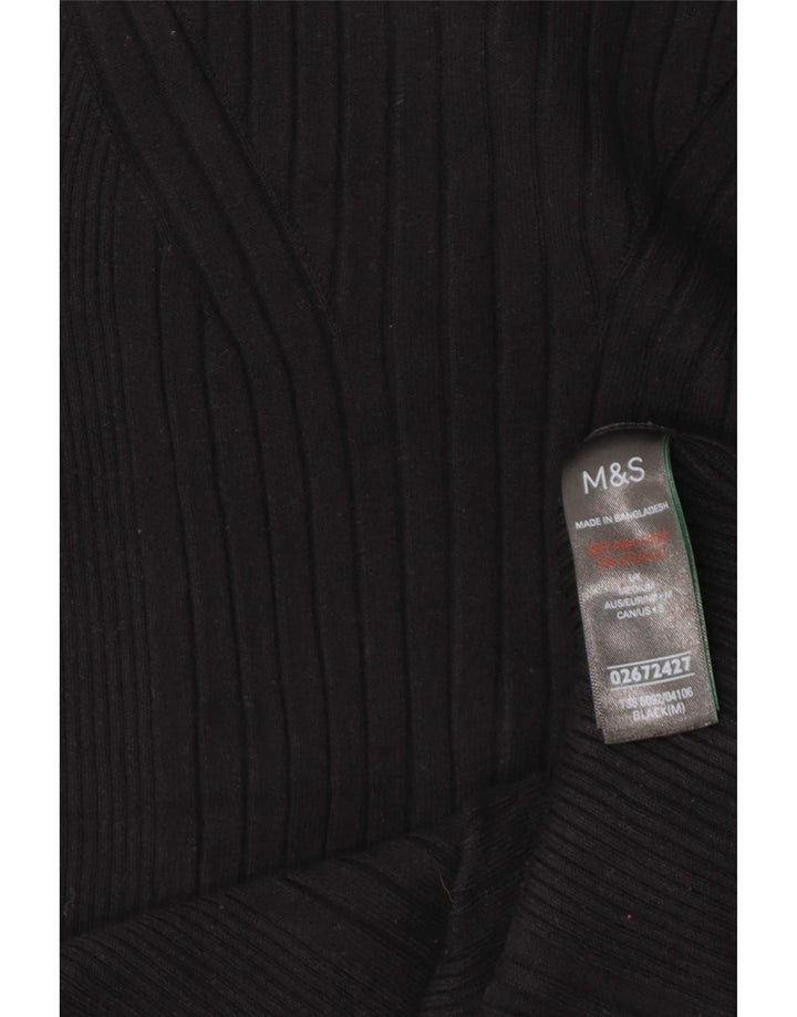 Marks & Spencer Top sin mangas para mujer UK 44 Viscosa negra mediana