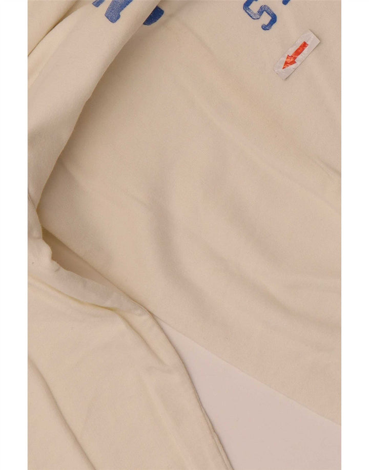 North Sails Hombre Sudadera Gráfica Jersey De Algodón Blanco Mediano